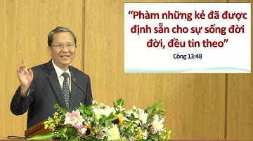 Mục sư: Phan Vĩnh Cự. Chủ đề: Việc Chúa Làm Cho Tôi.