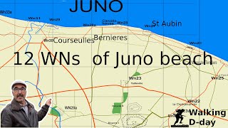 The 12 WNs of Juno beach sector (Updated). Juno beach had the most concentrated cluster of defenses.