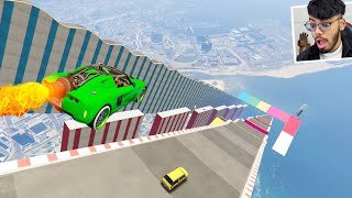 GTA 5 Story Mode Players Cannot Win This Mega Ramp Race!