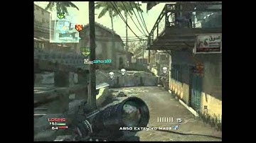MW3 trowing knife across map hitmarker fail