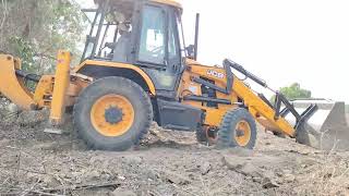 pipeline farmers work jcb backhoe machine loading stone #jcb3dx #jcb #jcbvideo