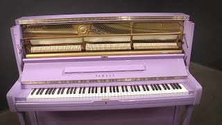 Yamaha U1 48 Studio Upright Piano Four Star Reconditioned Lavender