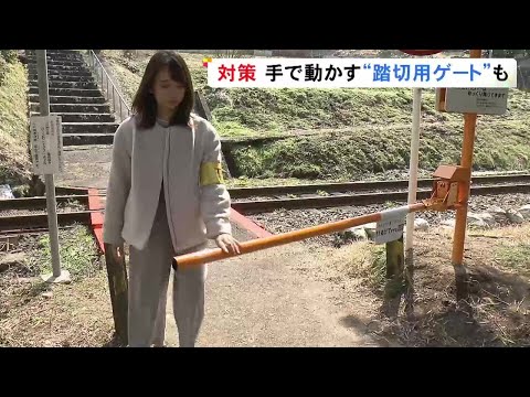 JR西日本「導入後踏切事故は起きていない」手動の“踏切ゲート‐Lite” 遮断機等ない第4種踏切に設置