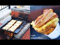 (SUB)🔥2in1벽돌철판그릴 ‘길거리토스트&amp;어묵꼬치’｜Cooking Toast on a 2in1 Teppanyaki Grill｜