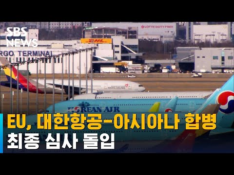EU, 대한항공-아시아나 <strong>합병</strong> 최종 심사 돌입…7월쯤 판가름 / <strong>SBS</strong>