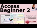 Microsoft access beginner level 2 complete full course form design intro to relationships more