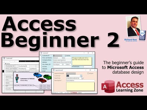 Microsoft Access Beginner Level 2 Complete FULL Course. Form Design. Intro to Relationships. More!