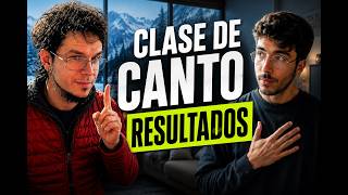 ANTES Y DESPUES - Clase de canto