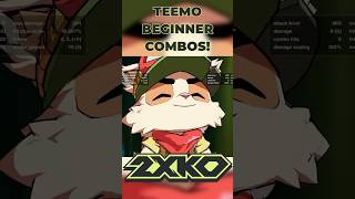 Beginner Guide: Teemo MIDSCREEN BNBs! #2xko  #gaming #riotgames #combos #teemo #fgc #games #tft