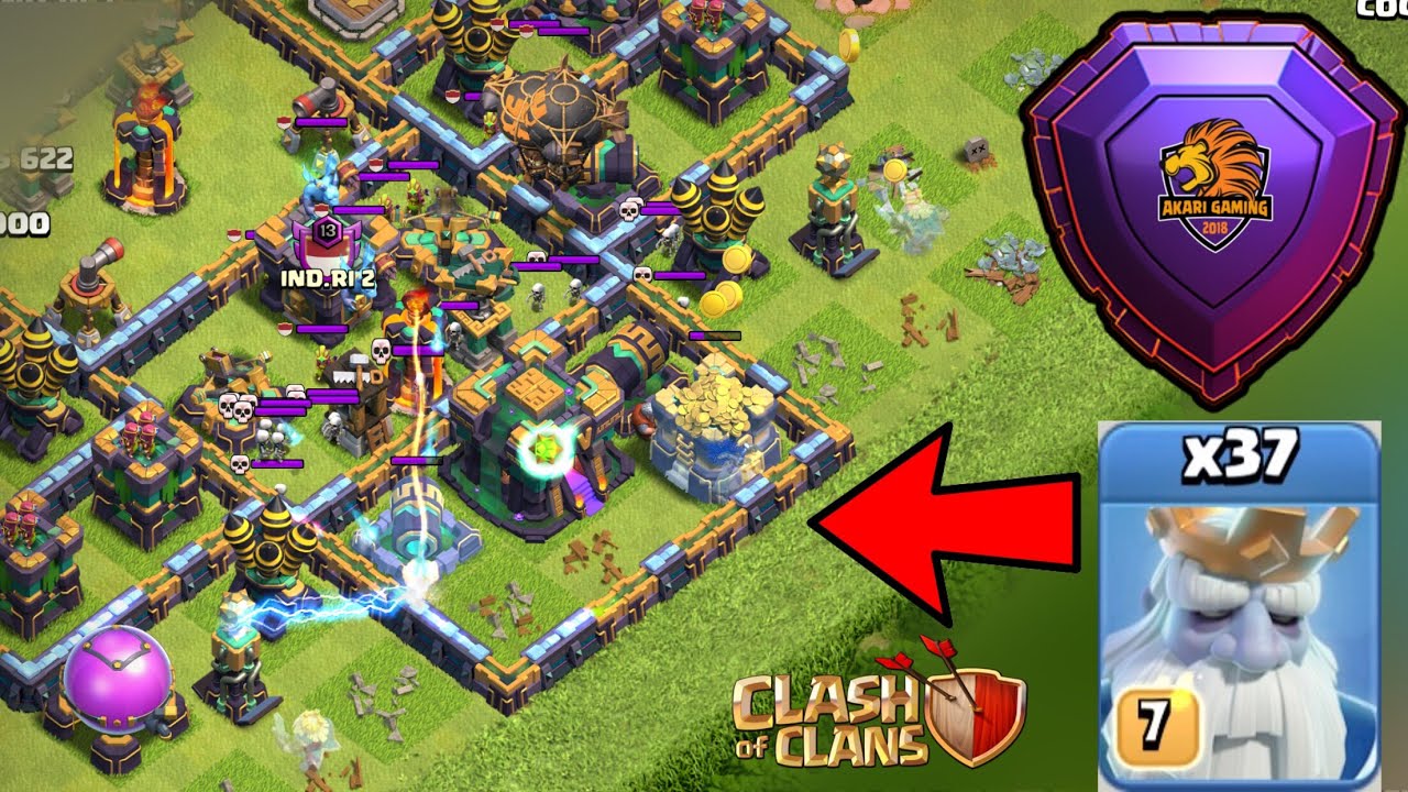 ghost ro Update New ROYAL GHOST MA ÁM ĐIÊN RỒ RANK HUYỀN THOẠI QUÁ MẠNH - TH14 ATTACK Clash of clans | Akari Gaming