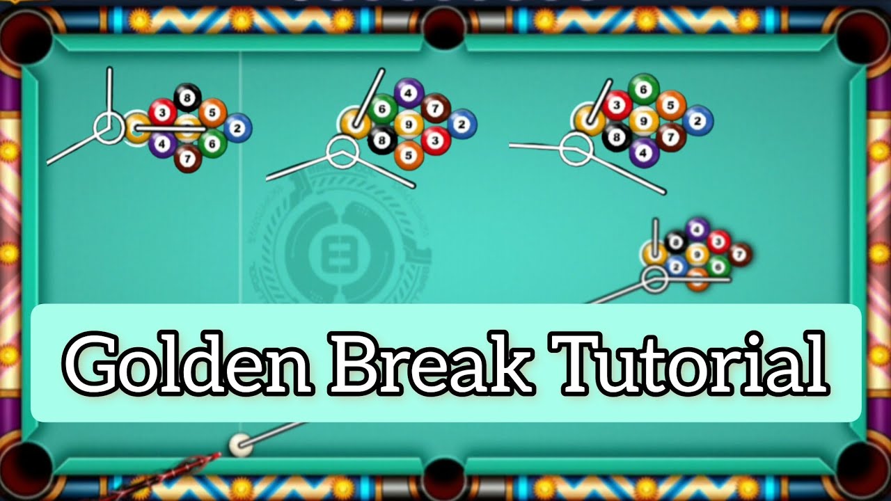 9 ball pool golden break tutorial | How to make golden break in 8 ball pool