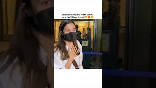 When Ranbir Surprised Alia At Airport .