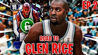 ROAD TO GLEN RICE EPISODE 2: ALREADY A 3RD OF THE WAY HOME!! NBA 2K24 MyTEAM