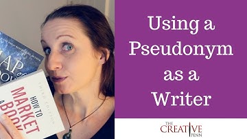 Using Different Author Names Or A Pseudonym As A Writer