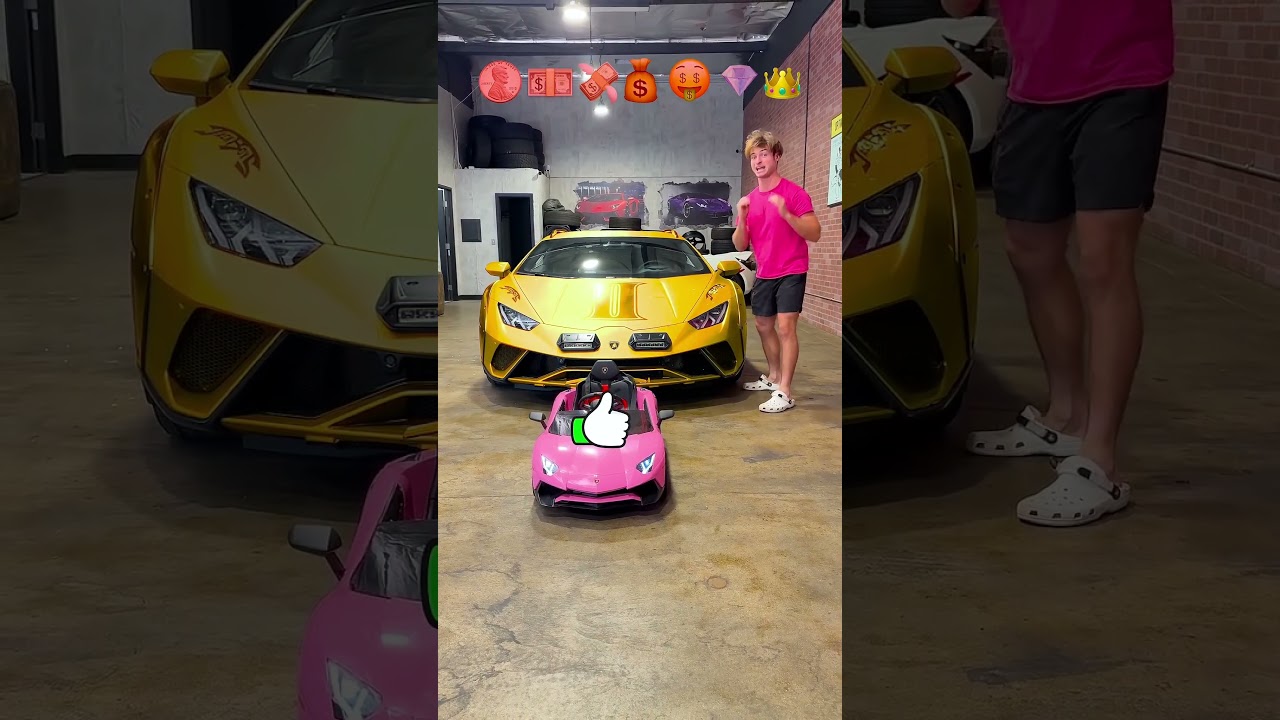 Золотой Lamborghini от Topper Guild против розового Lamborghini! 🫣🫩 