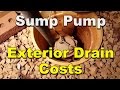 Sump Pumps, Exterior Waterproofing and Costs