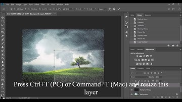 Simple and easy: Rain Effect tutorial in Adobe Photoshop CC
