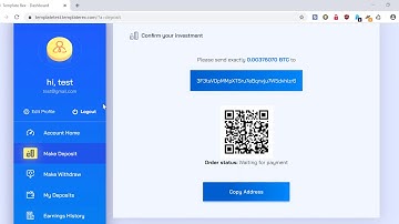 HYIP Templates For Gold Coders - Template TR017