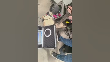 #cnc detecting dynamic balance for MV1814 Horizontal Machining Center, a must-do for each assembling