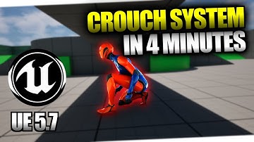 Make a CROUCH System in 4 MINUTES | Unreal Engine 5.7