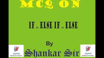MCQ on if statements