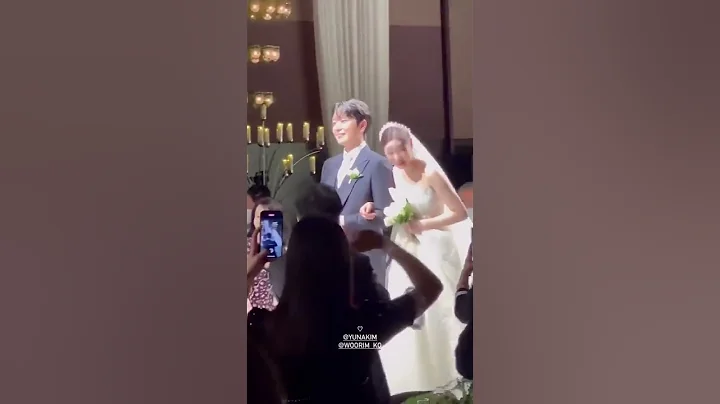 Kbiz super wedding of bride Kim Yuna and groom Go Woo Rim #shotrs - 天天要聞