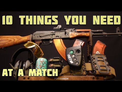 10 things YOU NEED to bring to the gun range AND shooting competition.
