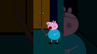 Daddy pig got mad-Daddy pig bhoot #peppapig #animation #bhoot