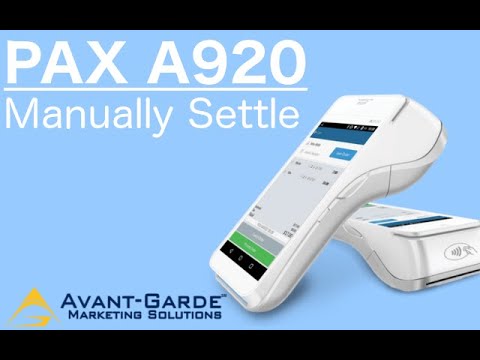 PAX A920 How