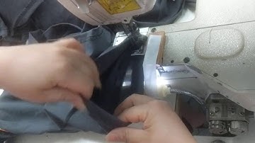 Cách may cuốn gấu áo với máy chằn đè siêu nhanh, kỹ thuật may công nghiệp