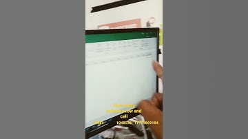 how many column row and cells in MS Excel #short #computer
