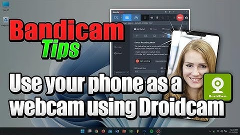 How to use your smartphone (iPhone Android) as a webcam – DroidCam