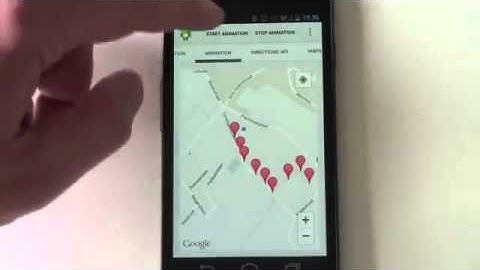 Animating moving marker in Android