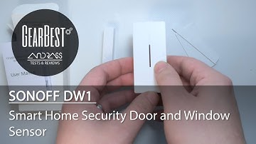 SONOFF DW1 Smart Home Security Door and Window Sensor - GEARBEST.COM