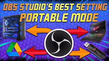 OBS Studio Portable Mode is AMAZING and EASY to Setup!
