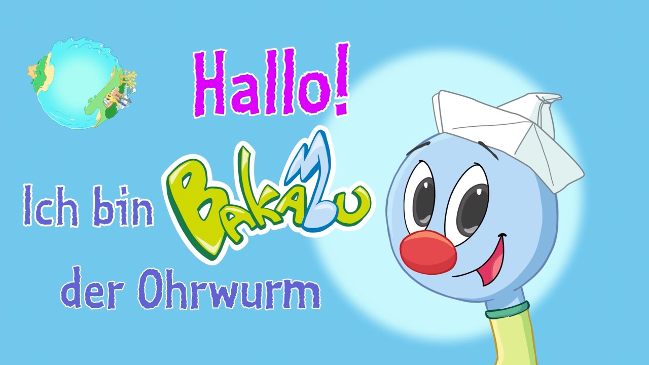 Bakabu, der Ohrwurm, präsentiert alle seine Bücher, Hörbücher-CDs und vieles mehr.