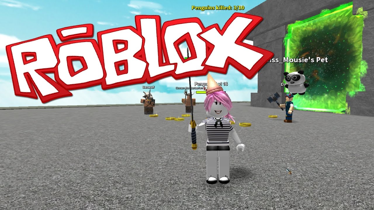 gaming logo Roblox | Portal Heroes! | Mousie