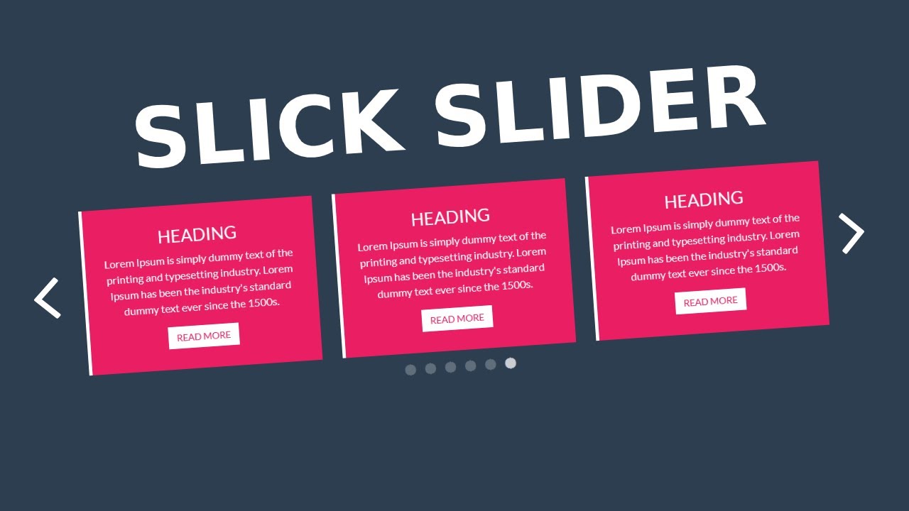 How To Use Slick Slider For Your Website | Jquery Slick Slider Tutorial