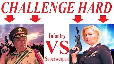 🔴 C&C Generals Zero Hour - Challenge Hard - 4 - Infantry vs Superweapon 🔴