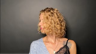 Укладка волос на диффузор. Рефреш. Тест диффузора. Curly Girl Method CGM .