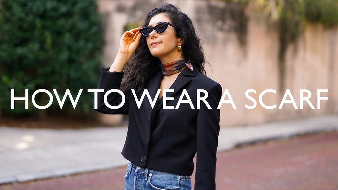 Three Ways to Style a Silk Scarf - Jeans and a Teacup