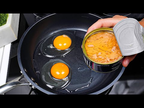 Easy Egg Recipe! Quick Breakfast in 5 minutes. Super Easy and Delicious Omelette Recipe!