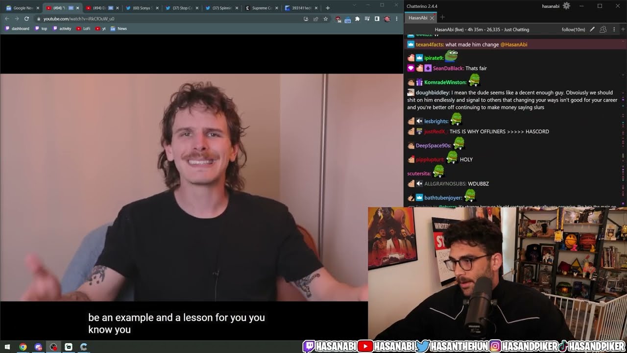 Hasan Reacts To "i miss the old idubbbz" (