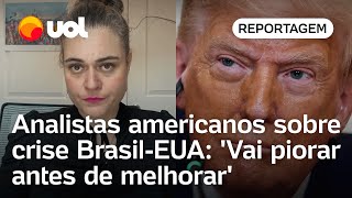 Download Lagu Analistas americanos falam de crise Brasil x EUA: 'vai piorar antes de melhorar' | Mariana Sanches MP3 Download Lagu Analistas americanos falam de crise Brasil x EUA: 'vai piorar antes de melhorar' | Mariana Sanches MP3