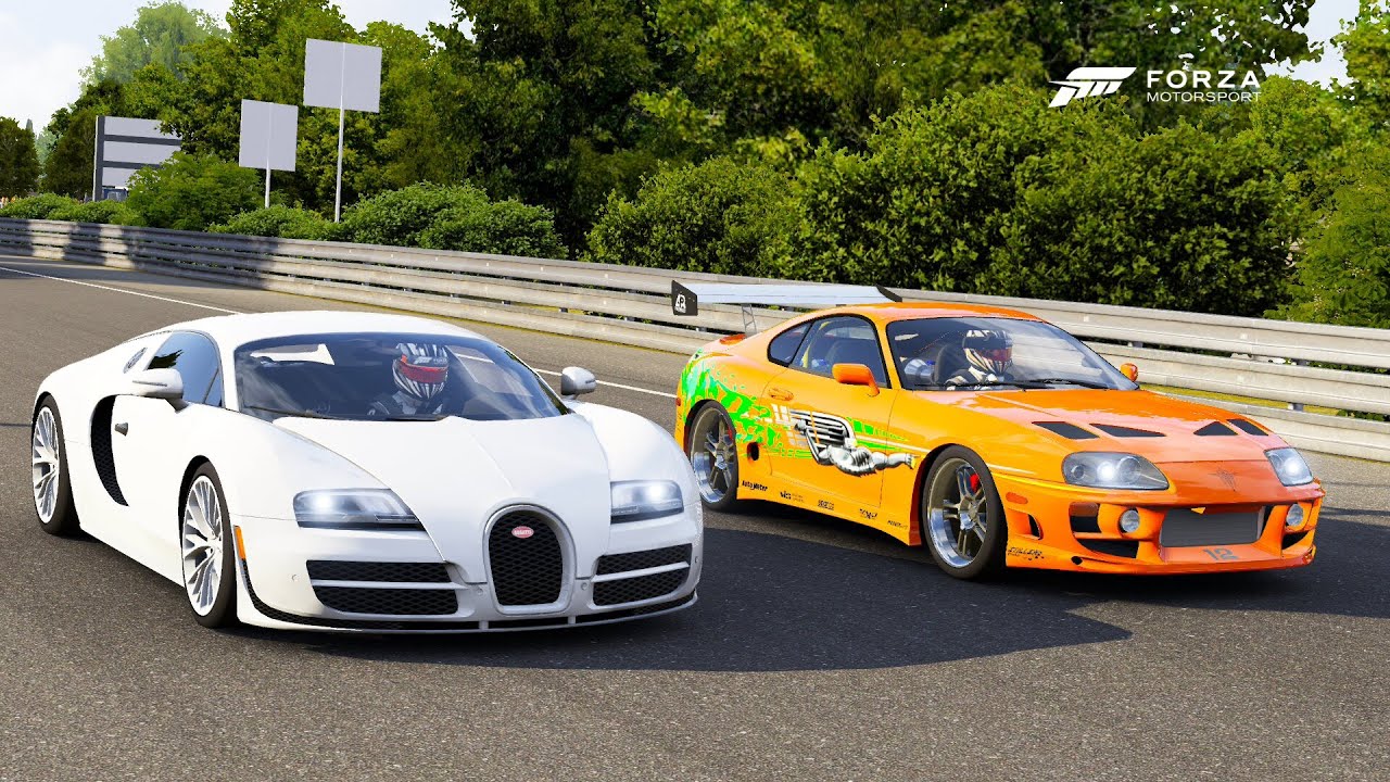 Forza 6 Drag Race F F Bugatti Veyron Tuned Vs F F Toyota Supra forza-6-drag-race-f-f-bugatti-veyron-tuned-vs-f-f-toyota-supra