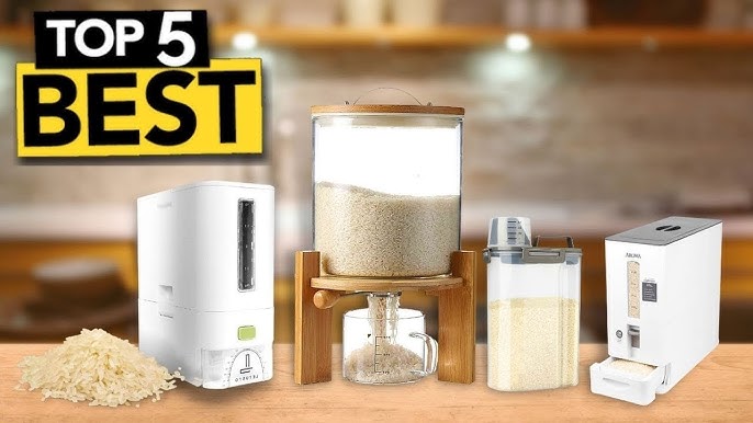 5 Best Rice Dispensers Worthy To Buy In 2023  Best Rice Storage Container  To Keep Your Rice Dry! 