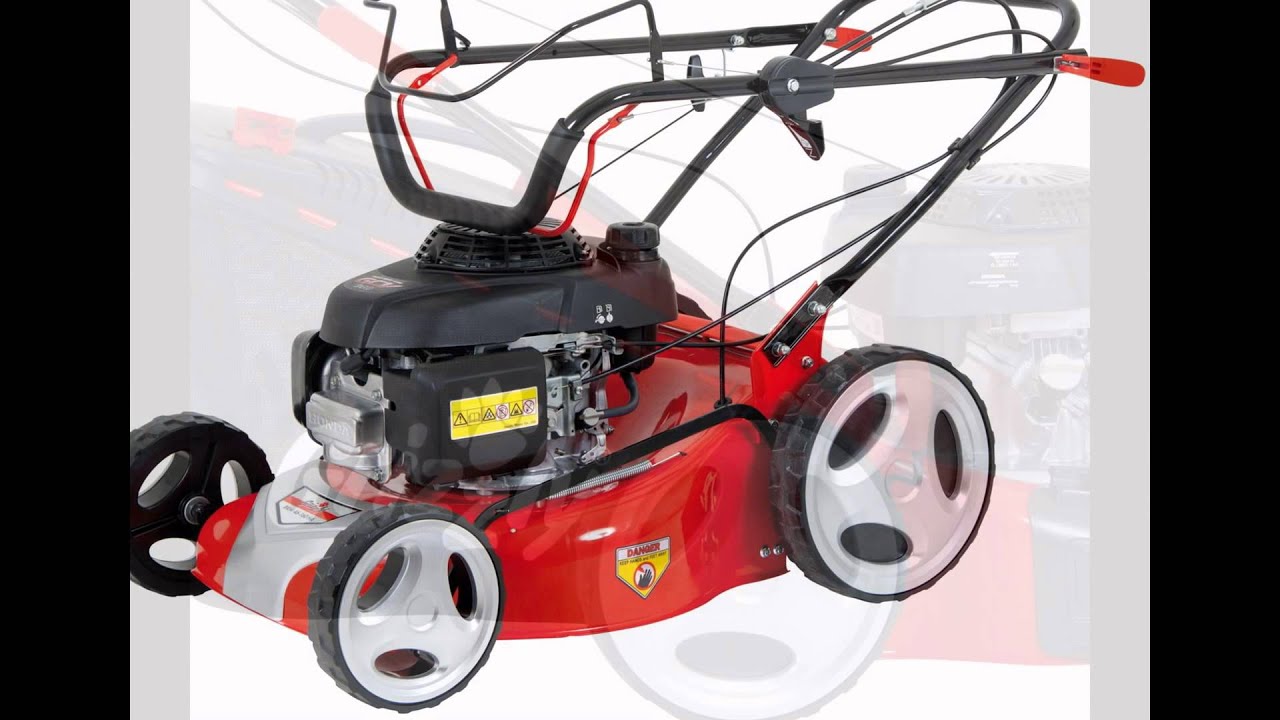 Grizzly Benzin Rasenmäher BRM 46160 HA Honda YouTube