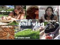 chill vlog (baking bts, my playlist, draw + unwind w me)