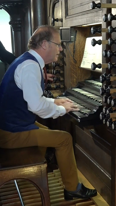 J.S.BACH Fantasia BWV 537 [start] #willemvantwillert IBACH-ORGAN Bergen op Zoom NL