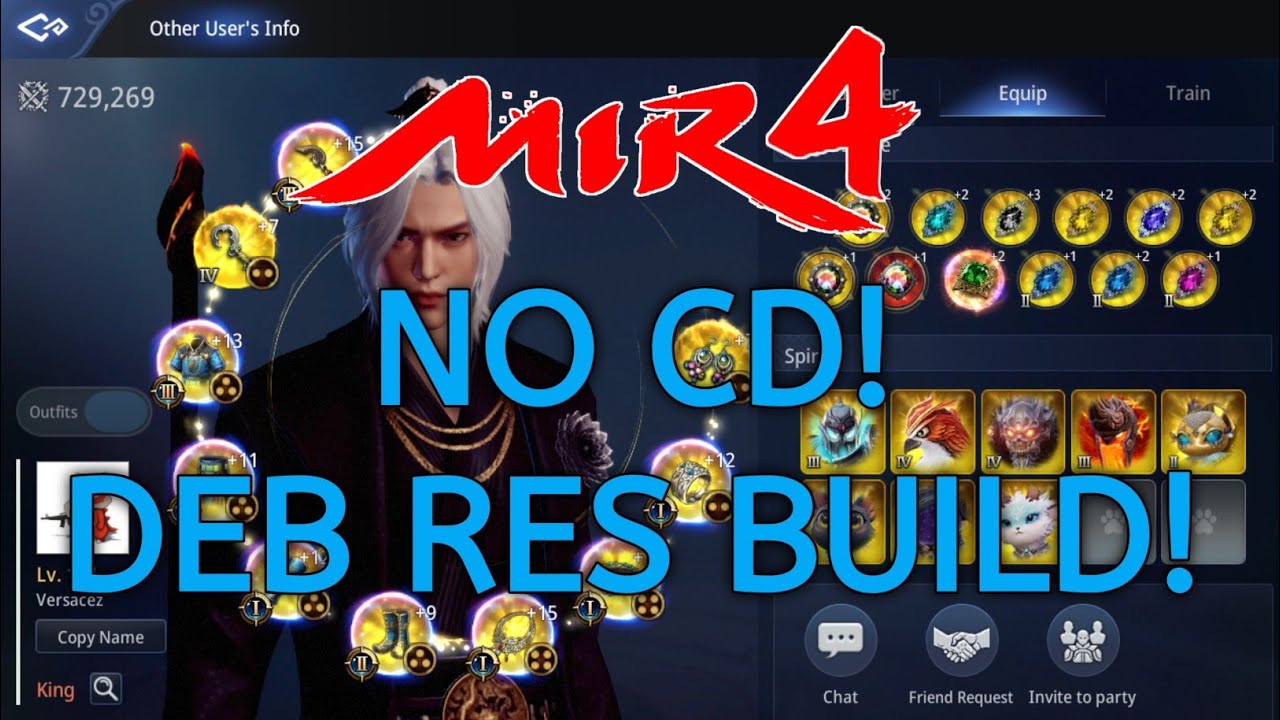 FORMER TOP 2 GLOBAL! LANCER GOD NO CD AND DEB RES BUILD STATS REVEAL!